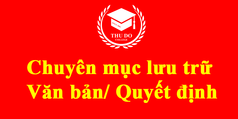 Văn bản trường trung cấp thủ đô